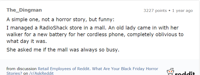 20 People Share Their Most Horrific Black Friday Stories