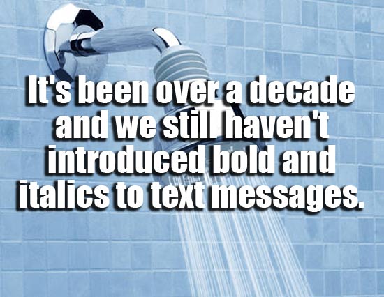 15 Shower Thoughts That are Totally Worth Contemplating