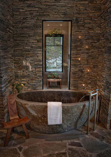 stone bathroom ideas