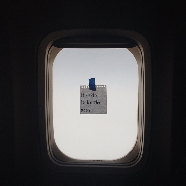 Flight Attendant Leaves Notes of Encouragement For Her Passengers