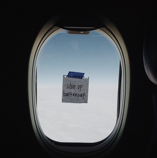 Flight Attendant Leaves Notes of Encouragement For Her Passengers