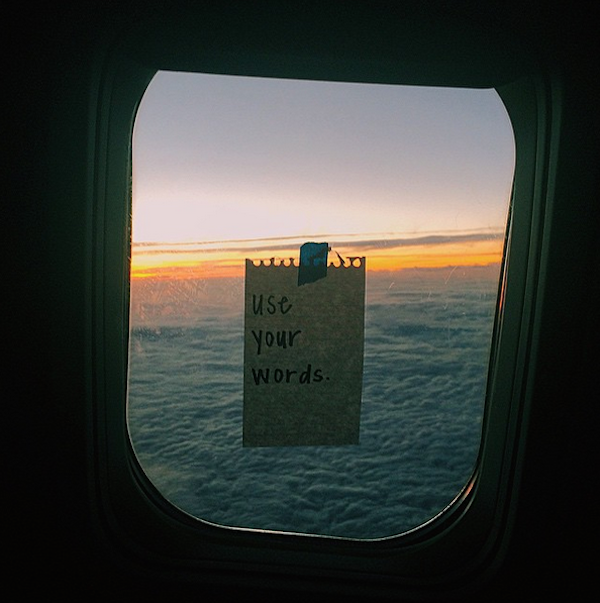 Flight Attendant Leaves Notes of Encouragement For Her Passengers