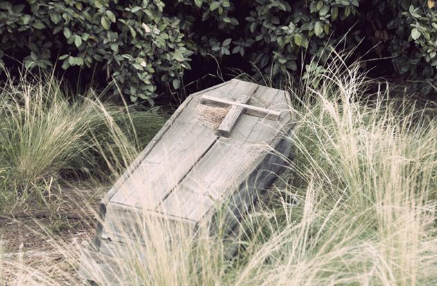 Exploding Coffins:
Corpses produce a host of gases as microorganisms break down the body. Some researchers even believe this corpse gas can be used to establish the time of death. These gases build up inside sealed coffins. If enough gas is produced inside a sealed container, the container will burst. Exploding caskets have been a danger ever since people started putting their dead in boxes. While it generally isn’t a problem if the casket is buried in the ground, there have been many cases of caskets entombed in mausoleums exploding. London sextons used to tap coffins to encourage the escape of pent-up gases. It was not always enough, though. In one case, corpse gas started a fire under St. Clement Dane’s and Wren’s Church of St. James. Corpses burned for days. Even modern mausoleums have to contend with exploding corpses, as when a Melbourne crypt suffered both an exploding corpse and then a leaking one not long after.