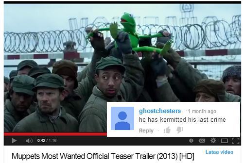 pun danny trejo muppets - ghostchesters 1 month ago he has kermitted his last crime 0 Muppets Most Wanted Official Teaser Trailer 2013 Hd Lala v