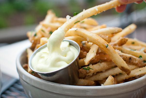 fries and mayo