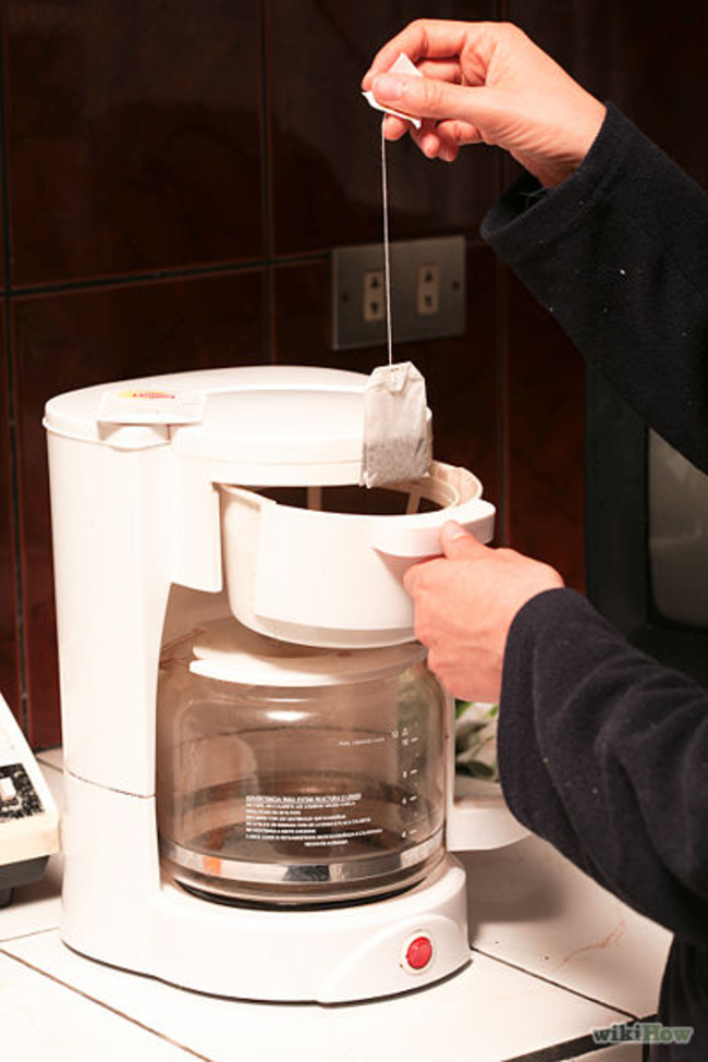 Using a kettle for tea takes too long and produces water that's WAY too hot. Plop a few tea bags in your coffee maker and run as usual for cuppa that's just right. http://www.wikihow.com/Make-Tea-Using-a-Coffee-Pot