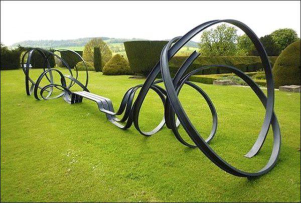 Who knew park benches could be so artful?