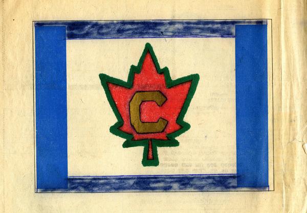 This flag design was an homage to the history of Canadian hockey uniforms.