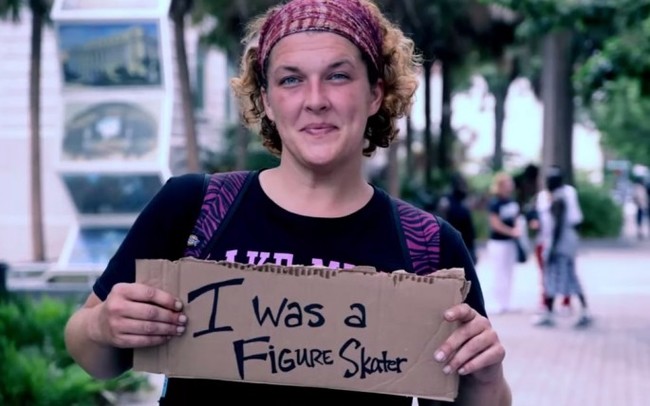 orlando homeless - 1 was a Figure Skater