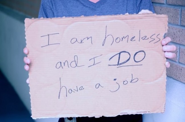 homeless stories - I am homelessen and I Do have a job