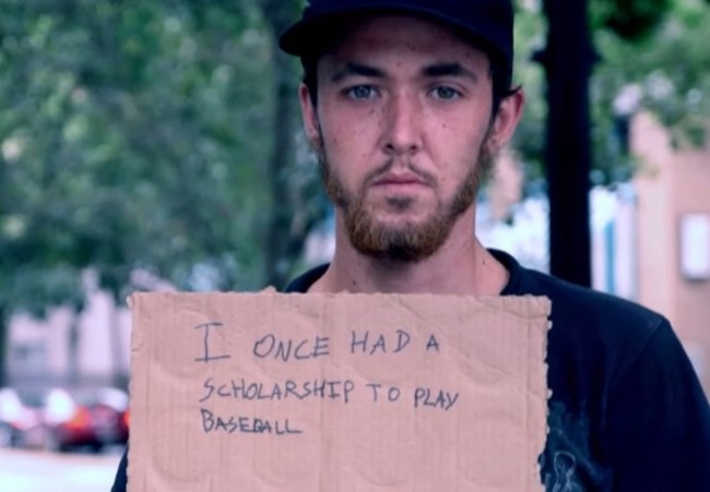 homeless people's stories - I Once Had A Scholarship To Play Baseball
