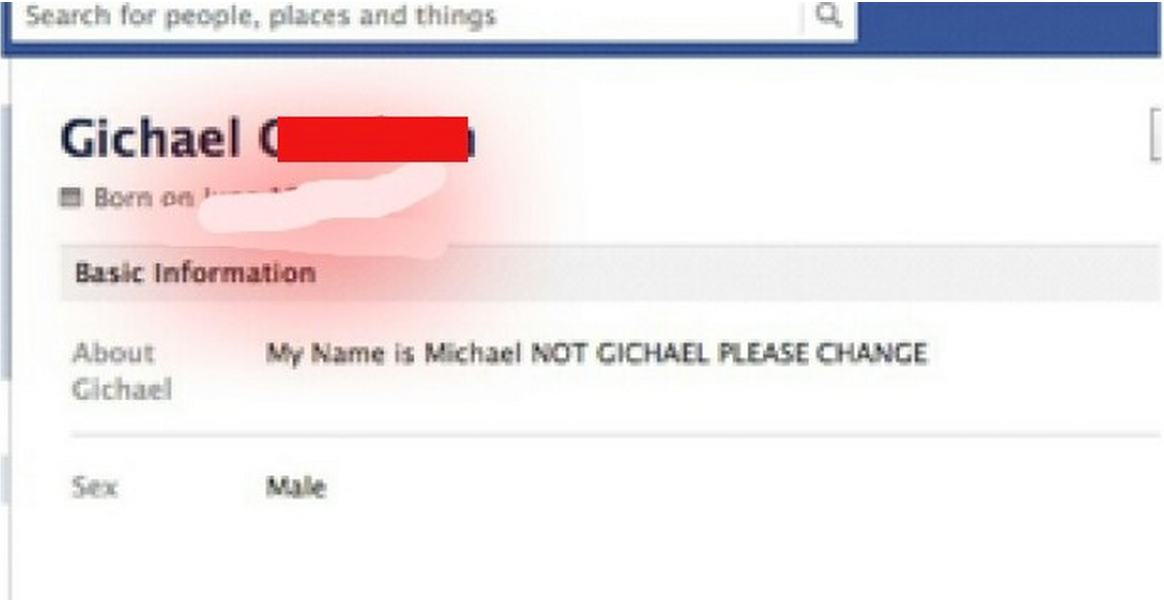 old people on facebook - Search for people, places and things Gichael Born i Basic Information My Name is Michael Not Gichael Please Change About Cichael