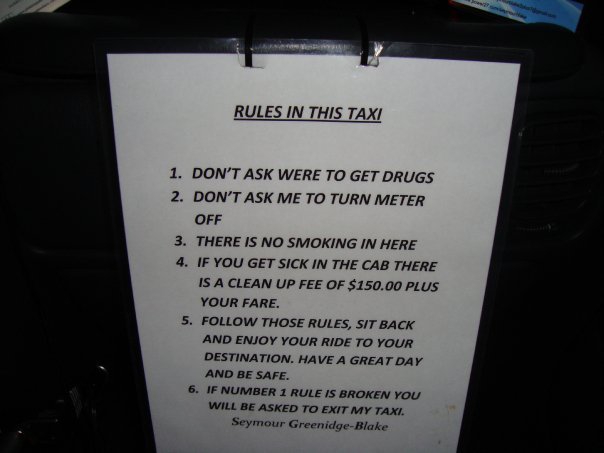 Possibly the 12 Coolest Set Of Rules I Wouldn't Mind Obeying
