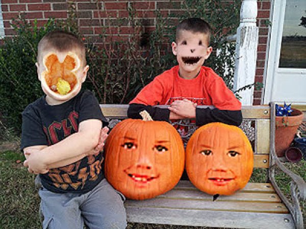 8 Disturbing Pumpkin Face Swaps