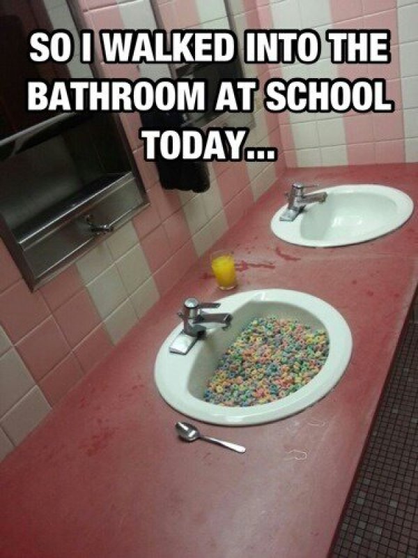 15 Things You Will Only Find in Your School's Bathroom