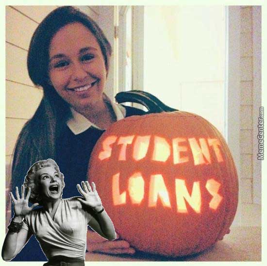 funny scary pumpkins - Loans Student MemeCenter.com