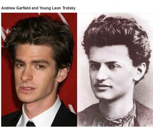 leon trotsky young - Andrew Garfield and Young Leon Trotsky