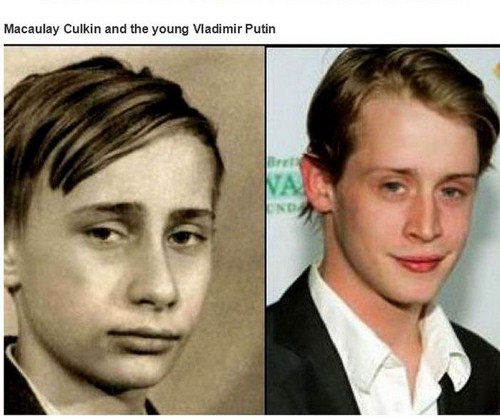 young vladimir putin - Macaulay Culkin and the young Vladimir Putin