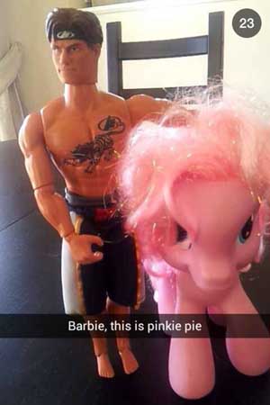 muscle - Barbie, this is pinkie pie