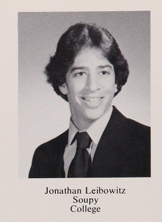 jon stewart high school - Jonathan Leibowitz Soupy College