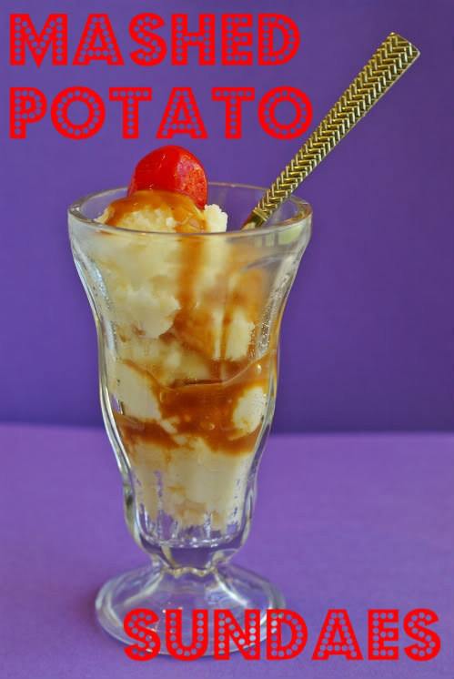 Imagine your kid’s face when you tell them they can have a sundae for lunch. Then imagine your face when they realize it’s actually a heaping pile of mashed potatoes served with a cherry on top.