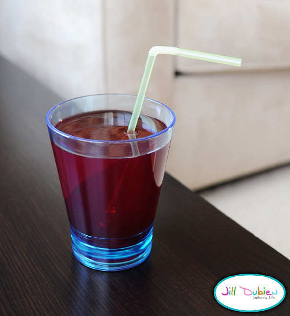 Put Jell-o in a glass, serve with straw. Have a camera ready when they take their first sip.