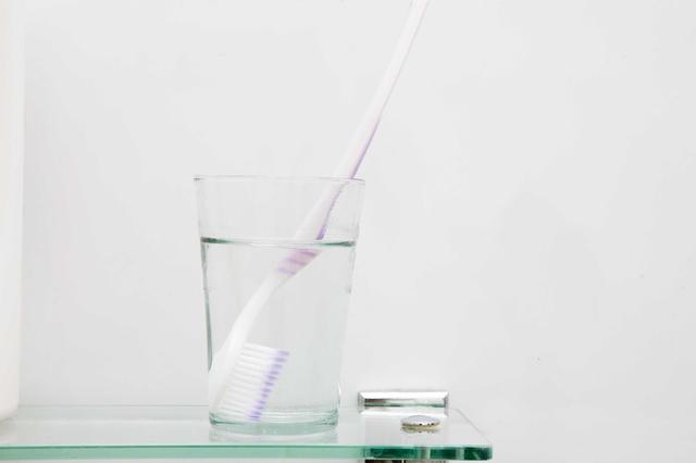 Toothbrush:
A surprising number of us don't clean our toothbrushes regularly. Not only do you have to replace your toothbrush every three months or so, but you should regularly be cleaning it! Grab a clean cup and fill it with white vinegar and stick your toothbrush inside. Let it sit for a few hours and your toothbrush will be less disgusting.