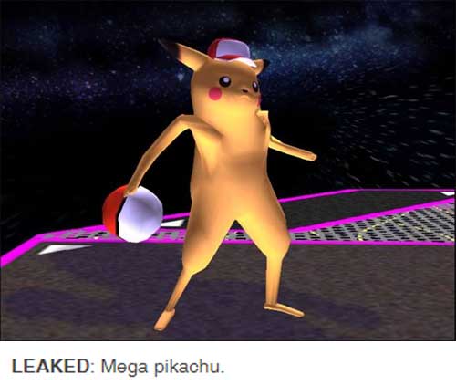 cartoon - Leaked Mega pikachu.