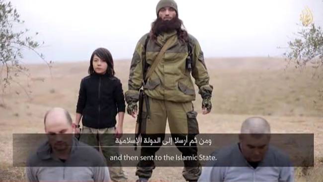 Just this month, ISIS released a video showing a small boy executing two men believed to be spies for Russia. We now know that Russia trains young boys as soldiers, brainwashing them to feel nothing after a murder.