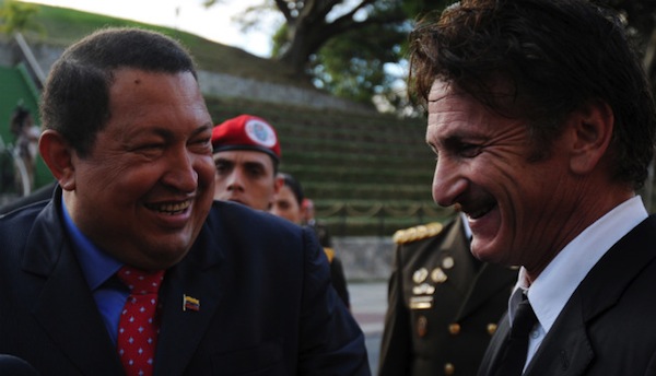 He said ex-Venezuelan President Hugo Chavez is "one of the most important forces we've had on this planet."