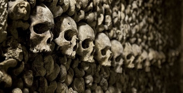 The catacombs are home to six million dead people. Not an offer for the faint-hearted, the sprawling tunnels are filled filled with skulls and bones, making it one of the most popular tourist attractions in Paris.