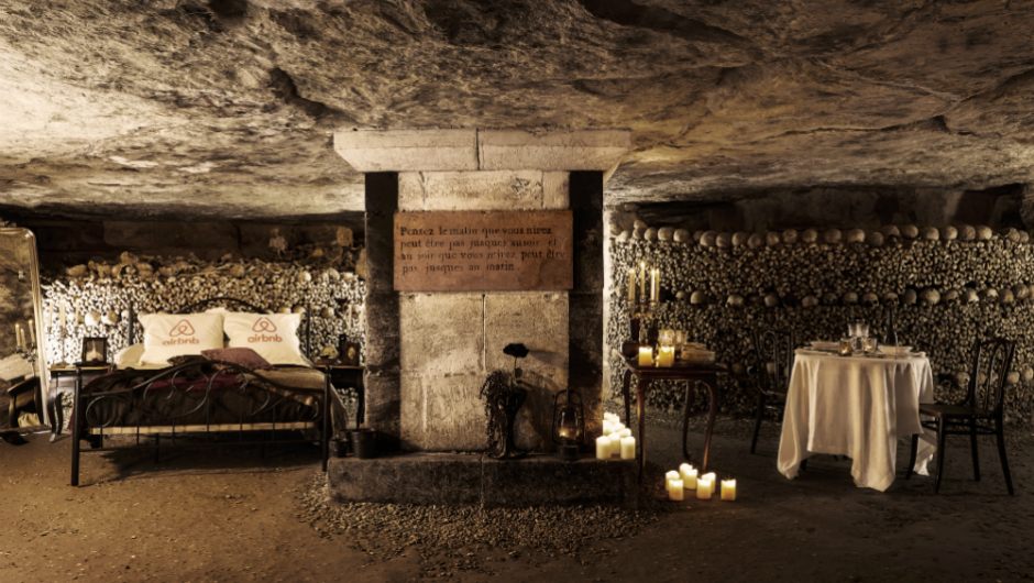 Before bedtime, a storyteller will have you spellbound with fascinating tales from the catacombs, guaranteed to produce nightmares. Finally, enjoy dawn with the dead, as you become the only living person ever to wake up in the Paris catacombs.