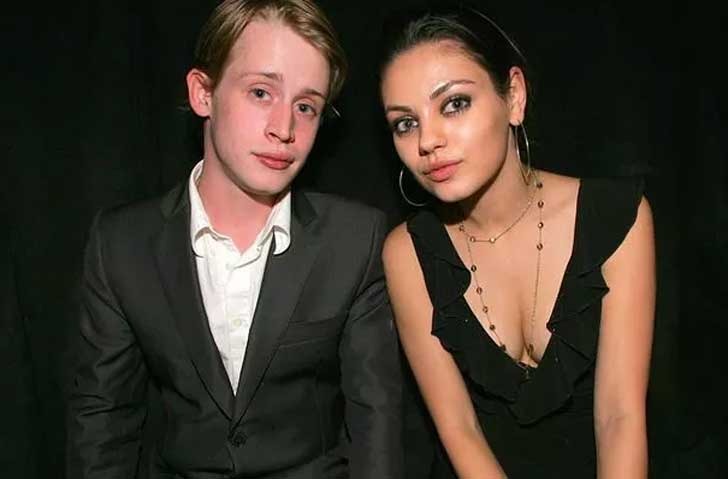 Mila Kunis and Macaulay Culkin-Mila Kunis had lost her virginity to the actor of "Home Alone". They were in a relationship of seven years when they were adolescents.