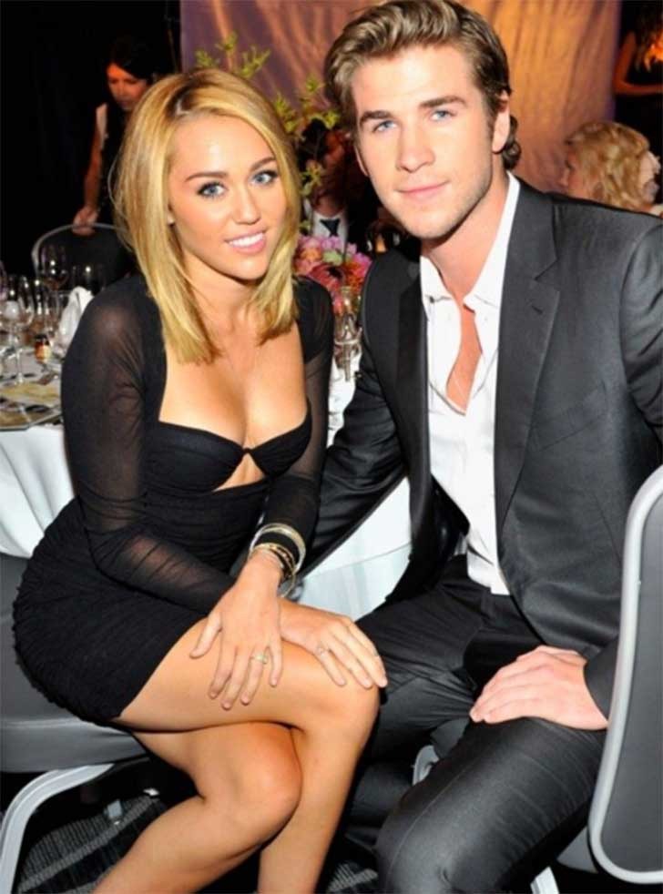 Miley Cyrus and Liam Hemsworth -The couple was together for about four years