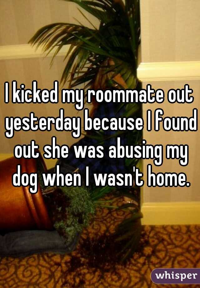 hailey glassman drunk - I kicked my roommate out yesterday because I found out she was abusing my dog when I wasn't home. whisper