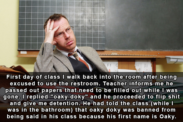 People Share The Dumbest Reasons They Got In Trouble in School