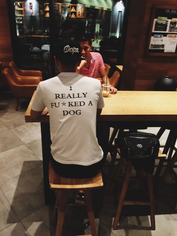 t shirt - Really Fu Ked A Dog