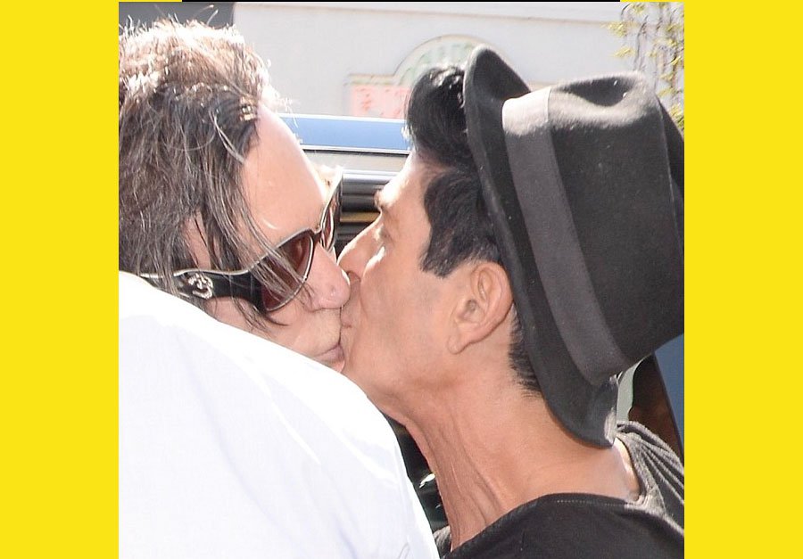 Actor Mickey Rourke Is Spotted Out In LOS ANGELES . . . Kissing A Man ON THE LIPS!