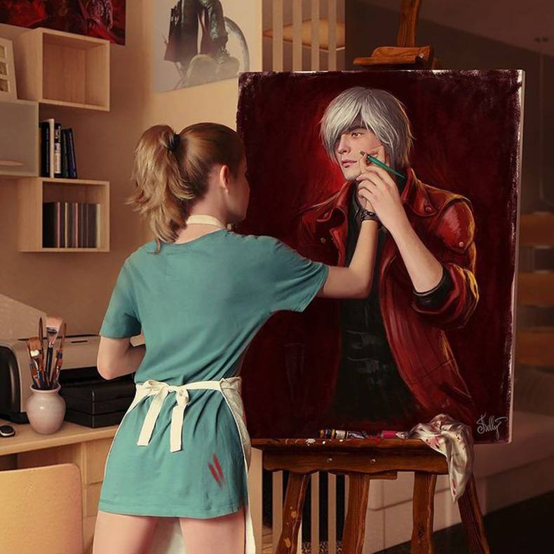 devil may cry painting -