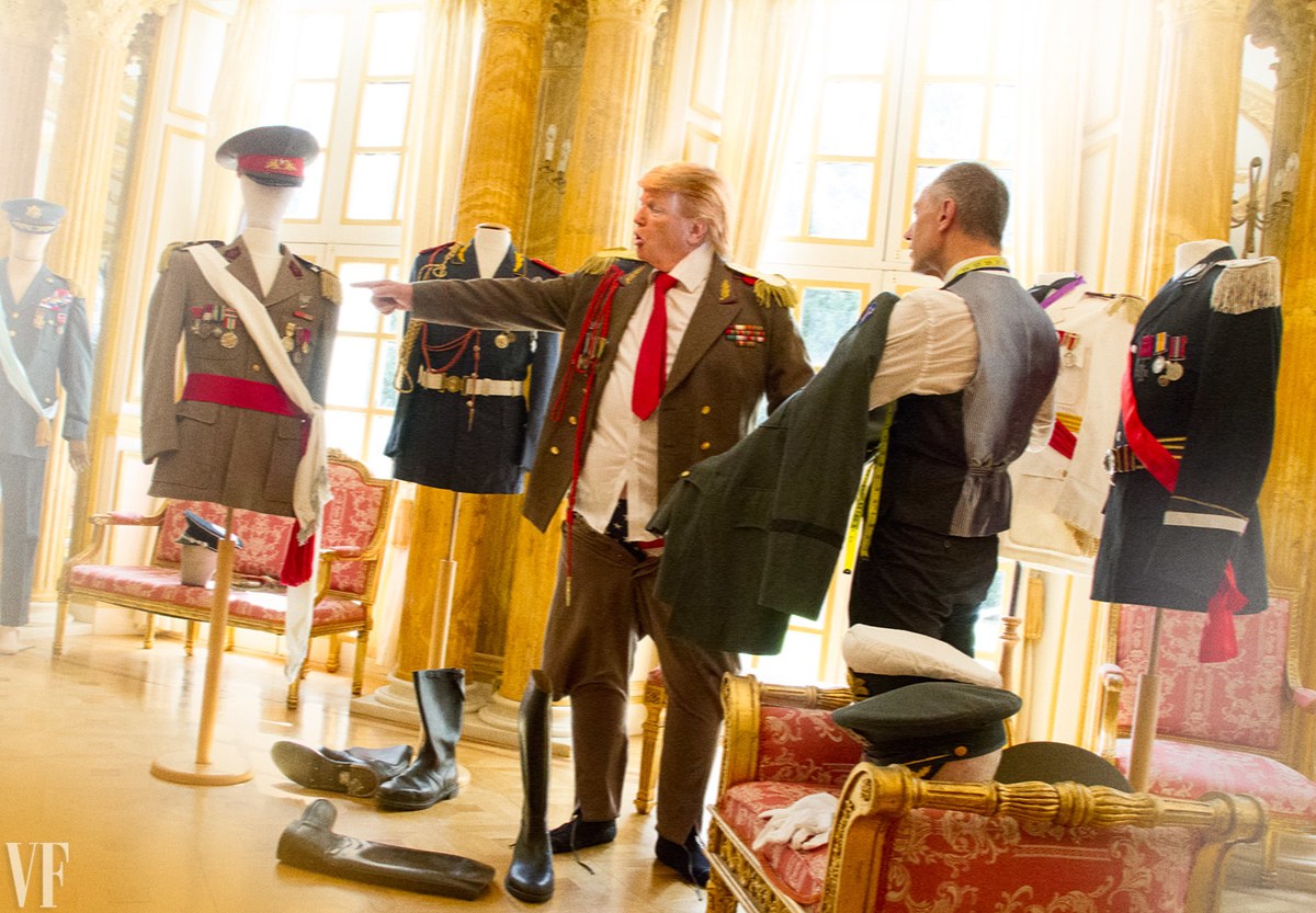 Donald Trump Drops By The White House To Check Out The New Digs