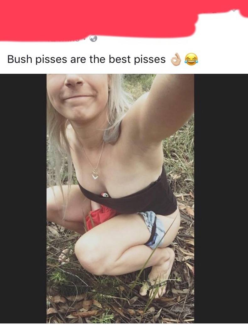 photo caption - Bush pisses are the best pisses