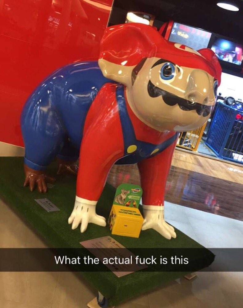 mario without moustache - What the actual fuck is this