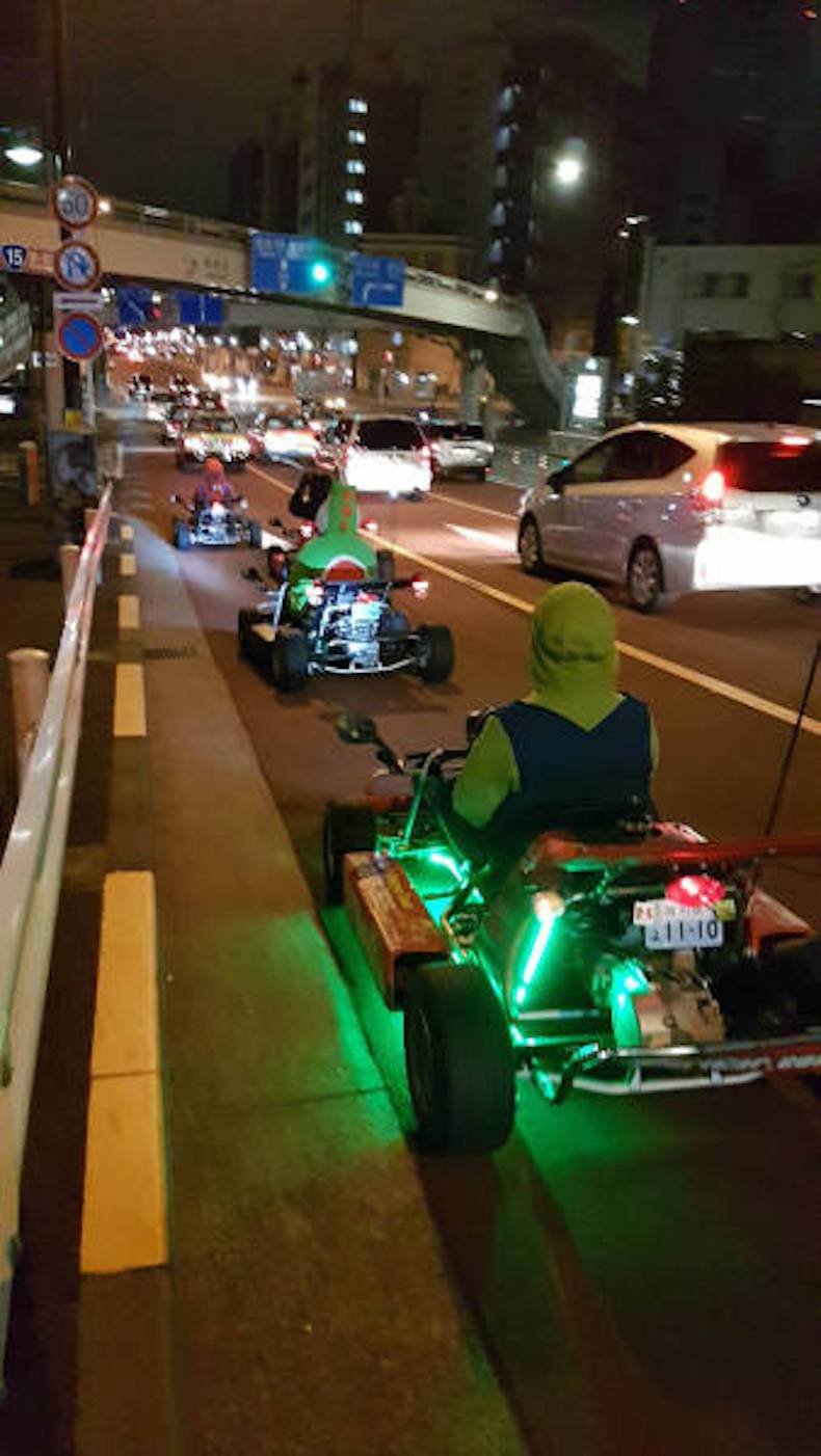 mario kart in downtown tokyo