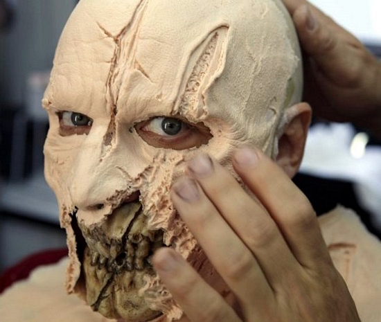 walking dead behind the scenes masks