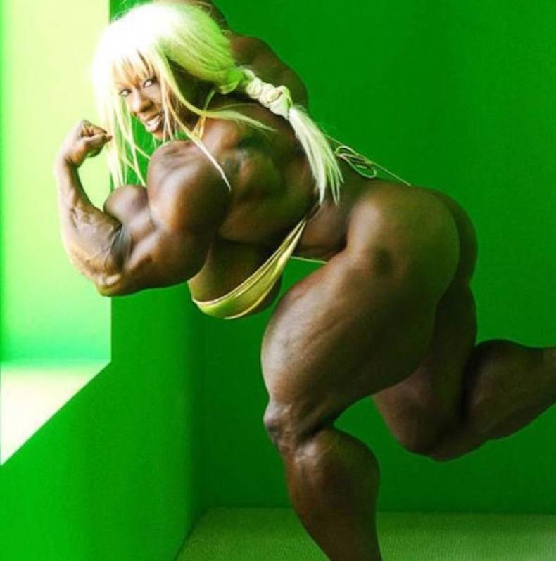 green female muscle