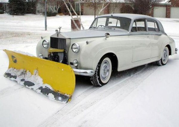 rolls royce snow plow