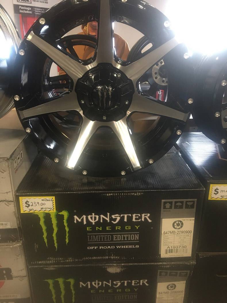 random pic monster energy drink - Lun Vt Package Includes sosisaris $239.00 Mnster 647MB2090900 Energy Limited Edition Off Road Wheels A193730 Mnster Energy 847MB2090000