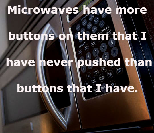 svg button - Microwaves have more V Es buttons on them that I have never pushed than buttons that I have.