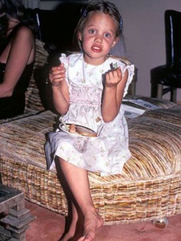 Angelina Jolie at 8 years old