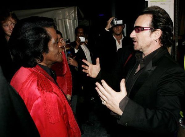 Bono and James Brown